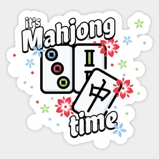 It's Mahjong Time Sticker